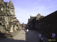 Binnenplein van een tempel